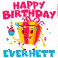 Funny Happy Birthday Everhett GIF