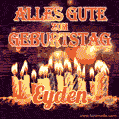 Alles Gute zum Geburtstag Eyden (GIF)