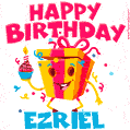 Funny Happy Birthday Ezriel GIF