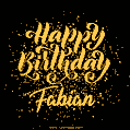 Happy Birthday Card for Fabian - Download GIF and Send for Free