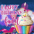 Happy Birthday Fadel - Lovely Animated GIF