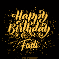 Happy Birthday Card for Fadi - Download GIF and Send for Free