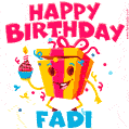 Funny Happy Birthday Fadi GIF