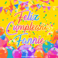 Feliz Cumpleaños Fannie (GIF)