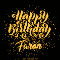Happy Birthday Card for Faron - Download GIF and Send for Free