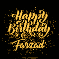 Happy Birthday Card for Farzad - Download GIF and Send for Free
