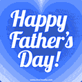 Elegant Happy Father's Day Text GIF