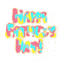 Animated text GIF: Happy Father's Day