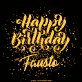 Happy Birthday Card for Fausto - Download GIF and Send for Free