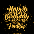 Happy Birthday Card for Findlay - Download GIF and Send for Free