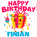 Funny Happy Birthday Finian GIF
