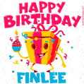 Funny Happy Birthday Finlee GIF