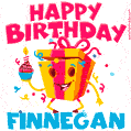 Funny Happy Birthday Finnegan GIF