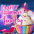 Happy Birthday Finnley - Lovely Animated GIF