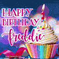 Happy Birthday Freddie - Lovely Animated GIF