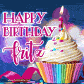 Happy Birthday Fritz - Lovely Animated GIF