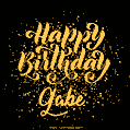 Happy Birthday Card for Gabe - Download GIF and Send for Free
