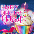 Happy Birthday Gabriel - Lovely Animated GIF