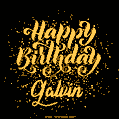Happy Birthday Card for Galvin - Download GIF and Send for Free