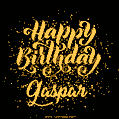 Happy Birthday Card for Gaspar - Download GIF and Send for Free