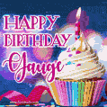 Happy Birthday Gauge - Lovely Animated GIF