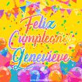 Feliz Cumpleaños Genevieve (GIF)