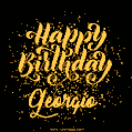 Happy Birthday Card for Georgio - Download GIF and Send for Free