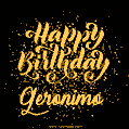 Happy Birthday Card for Geronimo - Download GIF and Send for Free