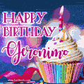 Happy Birthday Geronimo - Lovely Animated GIF