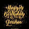 Happy Birthday Card for Gershon - Download GIF and Send for Free