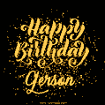Happy Birthday Card for Gerson - Download GIF and Send for Free
