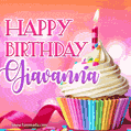 Happy Birthday Giavanna - Lovely Animated GIF