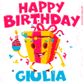 Funny Happy Birthday Giulia GIF