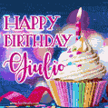 Happy Birthday Giulio - Lovely Animated GIF