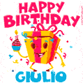 Funny Happy Birthday Giulio GIF