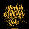 Happy Birthday Card for Goku - Download GIF and Send for Free