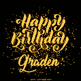 Happy Birthday Card for Graden - Download GIF and Send for Free
