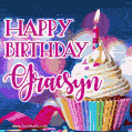 Happy Birthday Graesyn - Lovely Animated GIF