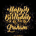 Happy Birthday Card for Graham - Download GIF and Send for Free