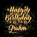 Happy Birthday Card for Grahm - Download GIF and Send for Free