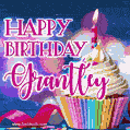 Happy Birthday Grantley - Lovely Animated GIF
