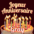 Joyeux anniversaire Gray GIF