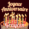 Joyeux anniversaire Graycen GIF