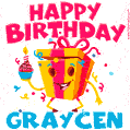 Funny Happy Birthday Graycen GIF