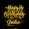 Happy Birthday Card for Gustav - Download GIF and Send for Free