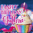 Happy Birthday Guthrie - Lovely Animated GIF