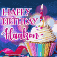 Happy Birthday Haakon - Lovely Animated GIF