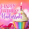 Happy Birthday Hadassah - Lovely Animated GIF