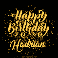 Happy Birthday Card for Hadrian - Download GIF and Send for Free
