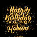Happy Birthday Card for Hakeem - Download GIF and Send for Free